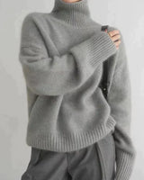 Noura™ | Rollkragenpullover für Damen in Grau