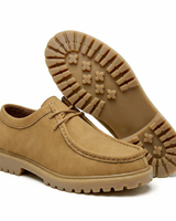 Jasson – Schnürschuhe Aus Wildleder mit Mokassin-Spitze in Braun