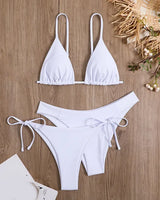 Ocean Chic - Brasilianisches 3-teiliges Push-Up Bikini-Set in Weiß