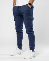 Cropped Jogginghose Mit Tasche -  Rene in Dunkelblau