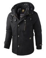 DEVIN - Strapazierfähige Winterjacke in Schwarz