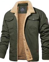 Jörg | Moderne Bomberjacke in Grün