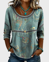 Nerissa - Leichte Bluse in Mehrfarbig