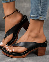 DELACROIX | Schicke Komfortsandalen in Schwarz