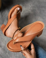 Céleste | Elegante und Bequeme Sandalen in Braun