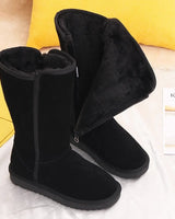 Damen Winterstiefel für den Schnee in Schwarz