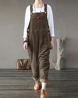 Nora - Lässiger Winter-Overall für Frauen in Kaffee