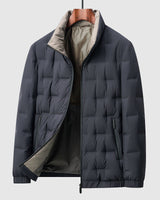 Warme Daunenjacke für Herren in Blau