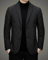 Klassische Daunenjacke für Herren in Schwarz