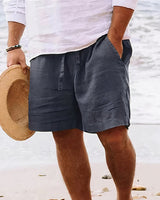 Martin - Bequeme Herren-Shorts mit lockerer Passform in Dunkelgrau