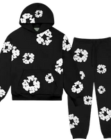 Niklas | Flower Tears Trainingsanzug in Schwarz
