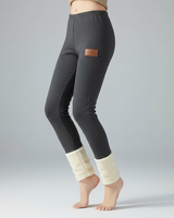 Lisa Damen warme Leggings in Grau