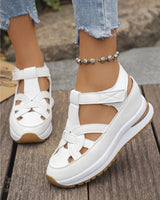 Duna | Damen Bequeme Sandale – Komfort Sommer Sandalen in Weiß