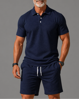 Richy | Stilvolles Polo-Set für Herren in Dunkelblau