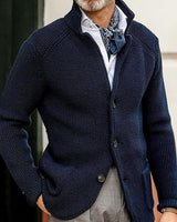 Benno- Eleganter Herren Cardigan in Navy
