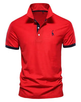 Brent - Herren-Casual-Poloshirt in Rot