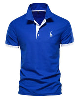 Brent - Herren-Casual-Poloshirt in Blau