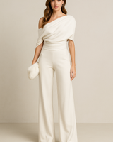 Einteiliger Jumpsuit - Cecile in Weiß