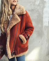 JODIE | Der elegante, gemütliche Mantel in Rot