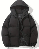 Mariette Damen Winterjacke mit Kapuze in Schwarz