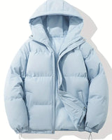 Mariette Damen Winterjacke mit Kapuze in Blau