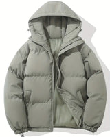Mariette Damen Winterjacke mit Kapuze in Grau