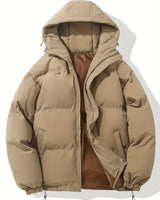 Mariette Damen Winterjacke mit Kapuze in Beige