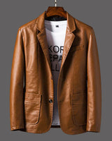 Trendige Lederjacke Davids™ in Braun