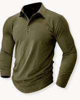 Raves - Strukturiertes Poloshirt in Grün
