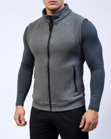 Fleece Gefütterte Freizeitweste -  Mitchell in Grau