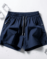 Ethan™ Sport-Shorts mit schnelltrocknendem, hochelastischem High-Mobility-Gewebe in Blau