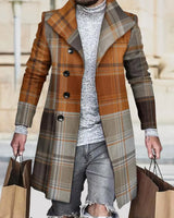 Jasperr | Trenchcoat Homme – Casual et Élegant in Marron