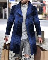 Jasperr | Trenchcoat Homme – Casual et Élegant in Bleu