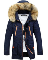 Gio - Dicke Winterjacke in Marineblau