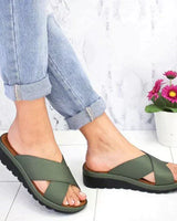 CloudWalk | Ergonomische Trend-Sandalen in Grün