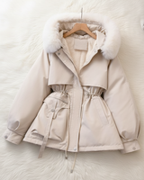 Gefütterte Steppjacke - Juliane in Weiß