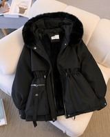 Gefütterte Steppjacke - Juliane in Schwarz