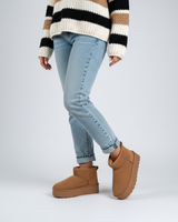 Paulina Damen gefütterte Winterstiefel in Braun