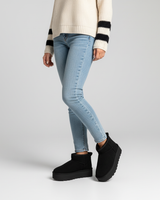 Paulina Damen gefütterte Winterstiefel in Schwarz