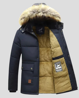 Gefütterter Herren-Winterparka - Thorben in Hellblau