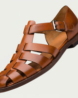 Emil | Premium Herren-Sandalen im Gladiator-Stil in Braun