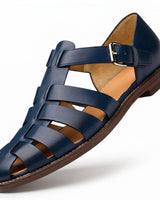 Emil | Premium Herren-Sandalen im Gladiator-Stil in Marineblau