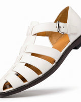 Emil | Premium Herren-Sandalen im Gladiator-Stil in Weiß