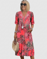 Nerida - Leichtes Midikleid in Pink