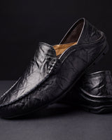 Axton - Eleganter Slipper in Schwarz