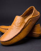 Axton - Eleganter Slipper in Khaki