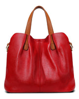 Naelaa – Klassische, Formstabile Trage Tasche in Rot