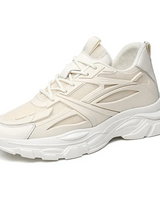 Finn | Höhensteigernde Sneaker in Beige +8CM