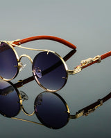 Pia | Auffallende Unisex-Sonnenbrille in Grau