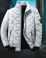 Ysara | Stylische Herren-Winterjacke in Grau